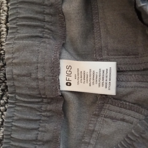 Figs Tansen Mens Graphite Gray Scrub Jogger Size Small - Picture 6 of 10